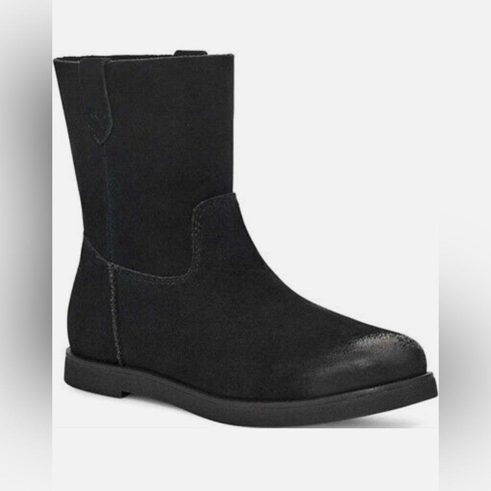 UGG Josefene Black Suede Women's Short Boots Size 6.5
